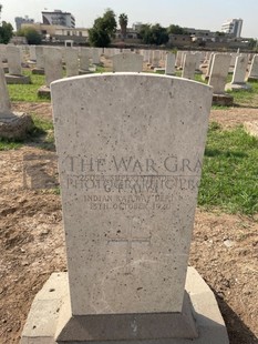 BAGHDAD (NORTH GATE) WAR CEMETERY - ALVA, G F